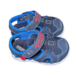 Skechers S Lights Closed Toe Sandals Size 7